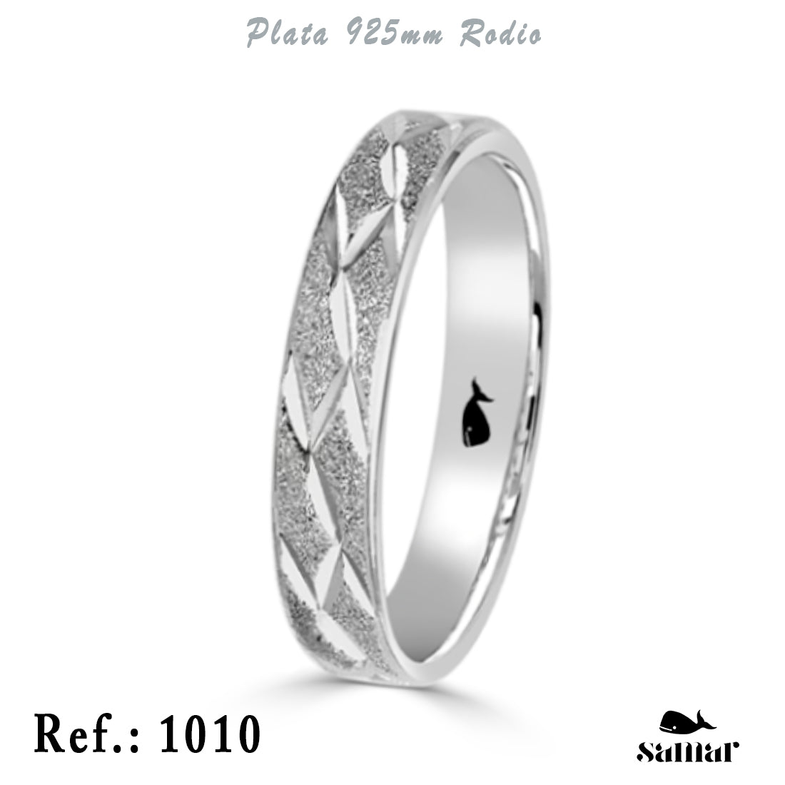 Alianza de plata 925 Chic Love 4 mm – 1010