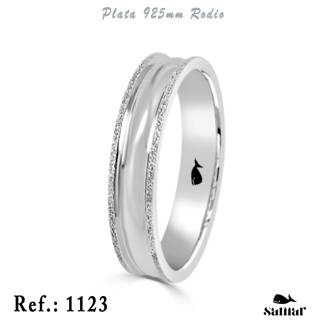 Alianza de plata 925 Thay con interior confort 5 mm – 1123
