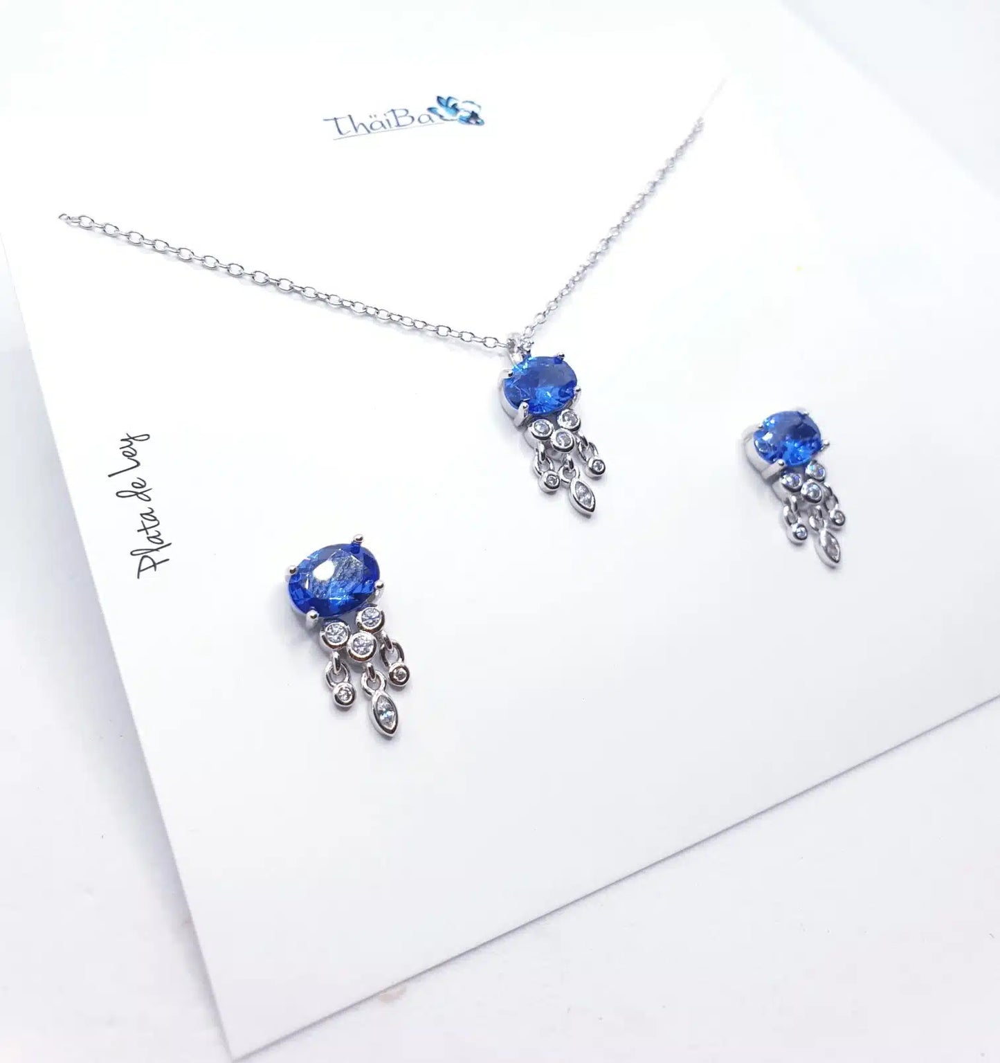 Set luxury azul
