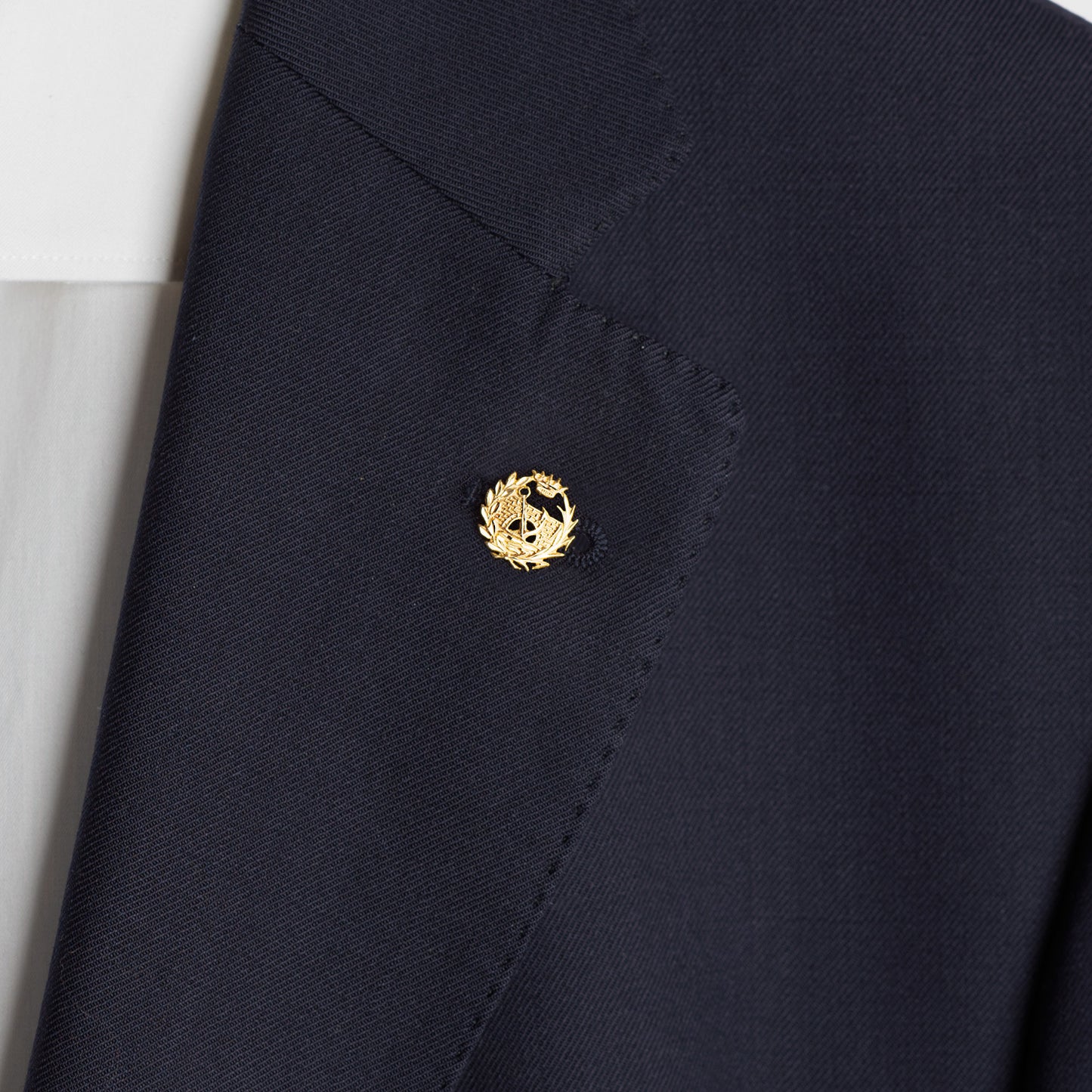 18K INSIGNIA ORO AMARILLO INGENIERIA CIVIL E INGENIERO DE CAMINOS CANALES Y PUERTOS 15 X 15 MM