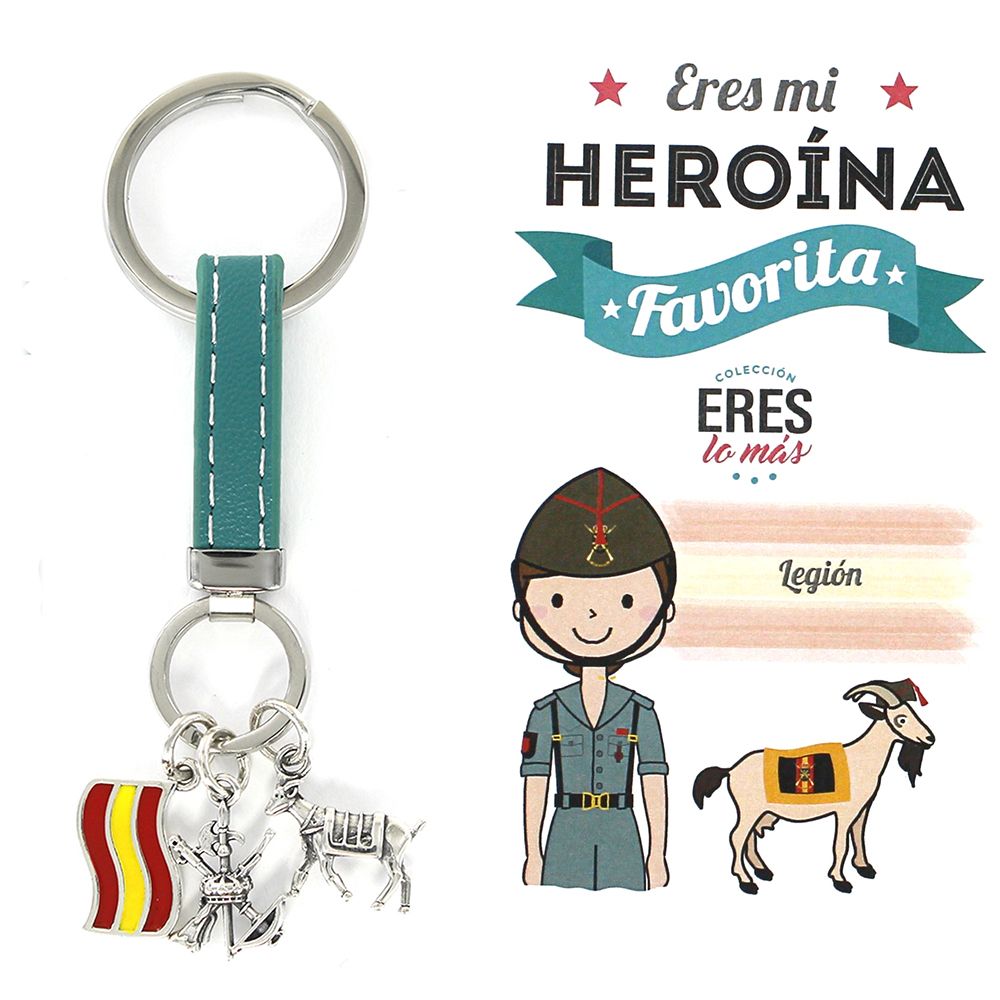 Llavero Mi Heroina Favorita Legion