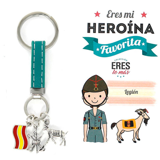 Llavero Mi Heroina Favorita Legion
