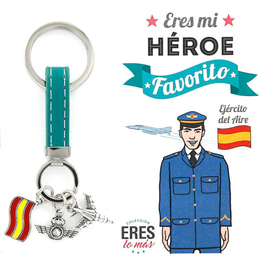Llavero Mi Heroe Favorito Ejercito Del Aire