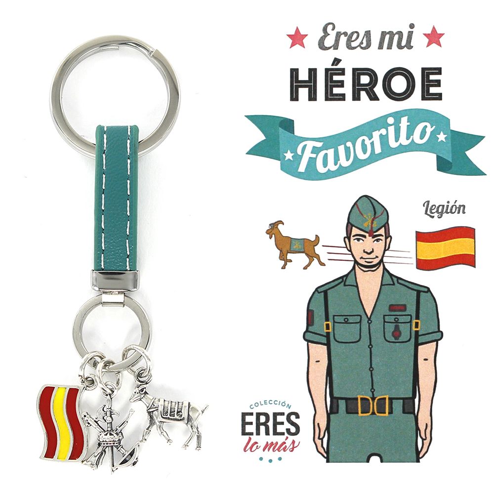 Llavero Mi Heroe Favorito Legion