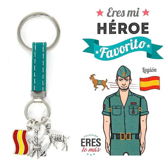 Llavero Mi Heroe Favorito Legion