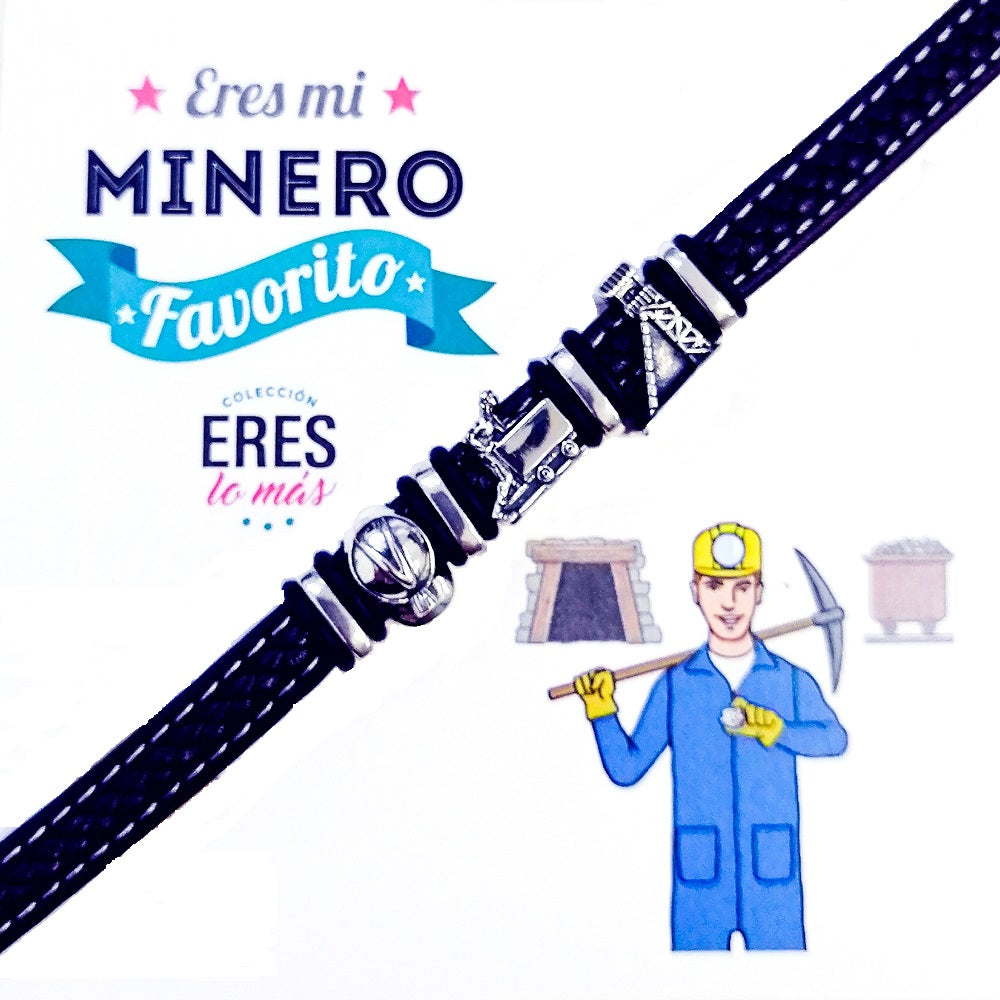 Pulsera Eres Lo Más caballero minero