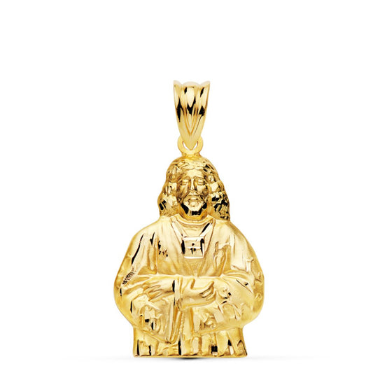 Colgante Cristo Medinaceli Silueta. 27 x 17 mm de oro amarillo 18K
