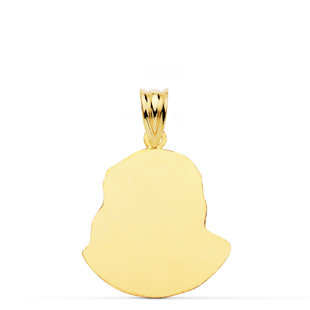 Colgante Cristo Murillo 23 x 18 mm de oro amarillo 18K