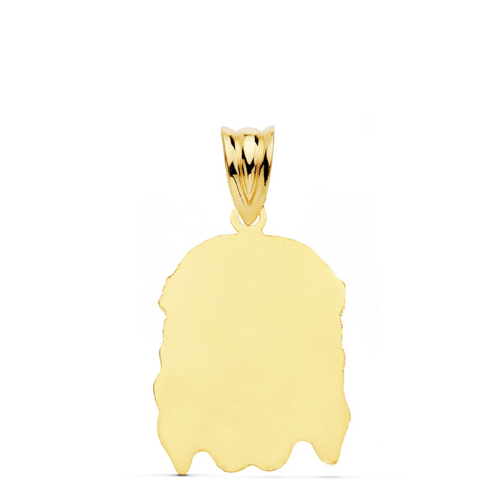Colgante Cristo de la Buena Muerte 23 x 15 mm de oro amarillo 18K