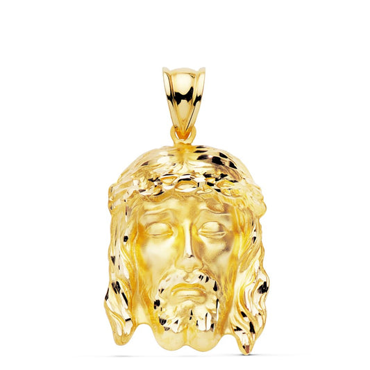 Colgante Cristo de la Buena Muerte 27 x 19 mm de oro amarillo 18K