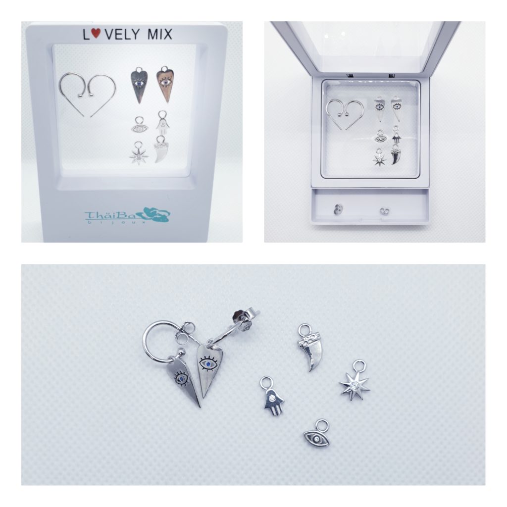 Pack pendientes lovely mix de plata de ley