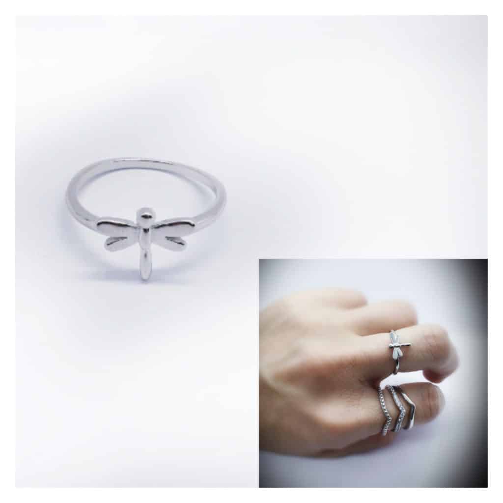 Anillo libélula