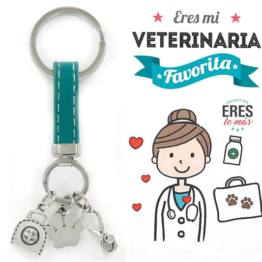 Llavero Mi Veterinaria Favorita