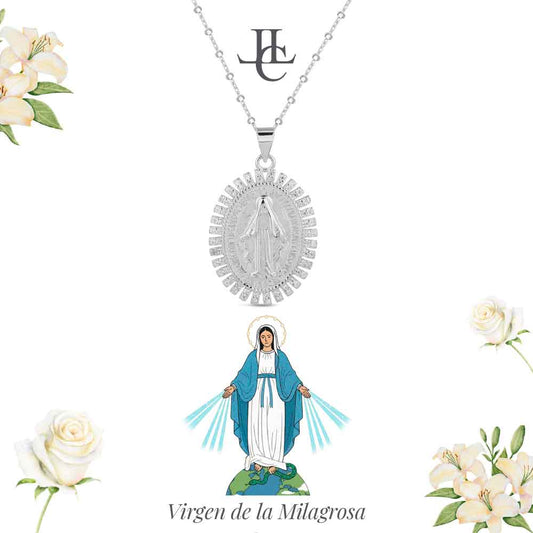 Colgante con cadena Milagrosa